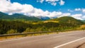 Road through Pyrenees mountains in Spain Royalty Free Stock Photo