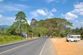 Road through the rainforest of Khao Sok Park, Thailand Royalty Free Stock Photo