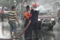 ROAD RECOVERY AFTER DRENCHED VOLCANIC ASH