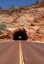 Road through Red Canyon in Dixie National Forest. Utah Royalty Free Stock Photo