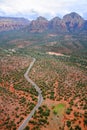 Road through Red Rocks Royalty Free Stock Photo