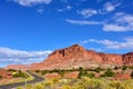 Road through the Red Rocks Royalty Free Stock Photo