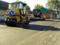 Road repair in Russia (Kaluga region) in 2015.