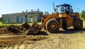 Road repair in Russia (Kaluga region) in 2015.