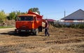 Road repair in Russia (Kaluga region) in 2015.