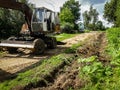 Road repair in Russia (Kaluga region) in 2015.