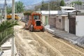 Road repair, transport works, tractor, heavy machinery