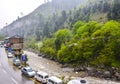 Road & river in Naran Kaghan valley, Pakistan
