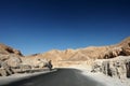 Road through rocky desert