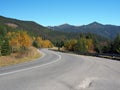 Road and Rohace, Western Tatras, Slovakia Royalty Free Stock Photo