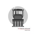 Road roller icon Royalty Free Stock Photo