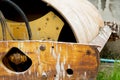 Road Roller for paving machine Royalty Free Stock Photo