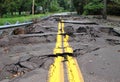 Storm Ruined Road Royalty Free Stock Photo