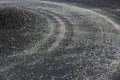 Road Salt for Melting Ice Snow Royalty Free Stock Photo