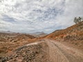 Road on sao vincente village, Cabo Verde Royalty Free Stock Photo
