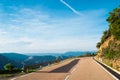 Road 125 in Sardinia Royalty Free Stock Photo