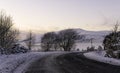 Road in the Scottish countryside Royalty Free Stock Photo