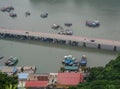 The road on sea in Halong, Vietnam