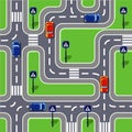 Road seamless pattern