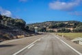 Road in Segovia region of Spain