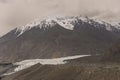 The road between Shimshal village 3100m and Upper Shimshal 5,680m runs through steep gorges on narrow paths and hollowed out i