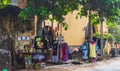 road side fancy shop with handmade items,galle fort ,sri lanka