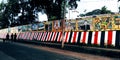 Road side wall painting at diphu, North East India