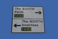 Road sign on A9