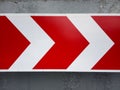 Road sign, arrow, pointer, icon. Metaphor and symbol of movement and development.