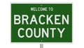 Road sign for Bracken County
