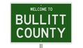 Road sign for Bullitt County Royalty Free Stock Photo