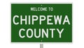 Road sign for Chippewa County