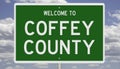 Road sign for Coffey County