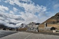 Road sign of Col de Liseran stage on the tour de france Royalty Free Stock Photo