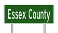 Road sign for Essex County