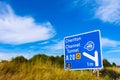 Road sign at Folkestone Kent United Kingdom