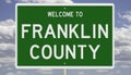 Road sign for Franklin County