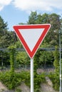 Road Sign Give Way Yield Royalty Free Stock Photo