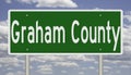 Road sign for Graham County