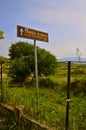 Road Sign of the Historic Targa Florio, Sicily