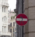 Road sign with humor Royalty Free Stock Photo