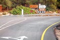 Road sign of junction in Israel