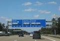 Road sign on the motorway and the place in german language as munich or nuremberg