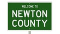 Road sign for Newton County