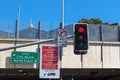 Road sign : No dangerous goods in tunnel, low tunnel clearance i