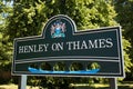 Road Sign Outside Henley On Thames In Oxfordshire UK Royalty Free Stock Photo