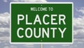 Road sign for Placer County