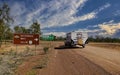 Road sign Savannah Way Burketown caravan