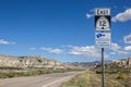 Road sign on scenic byway 12 in Utah