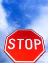 Road sign Stop Royalty Free Stock Photo